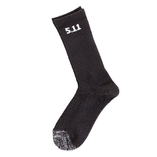 3 Pack 6" Socks Black