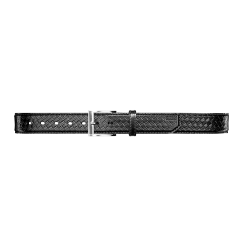 Basketweave Leather Belt - 1.5" Wide
