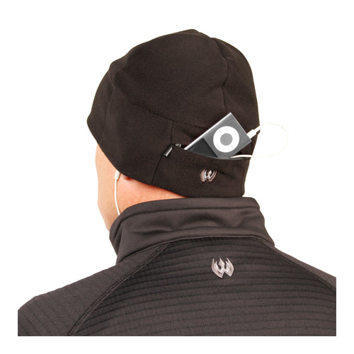 Watchcap With Pocket Blk