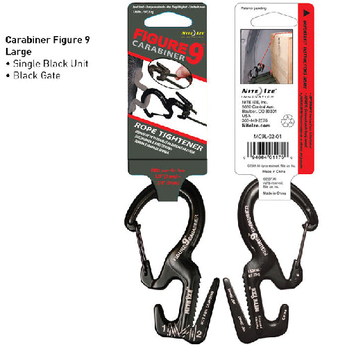 Carabiner Figure 9 Large, Black