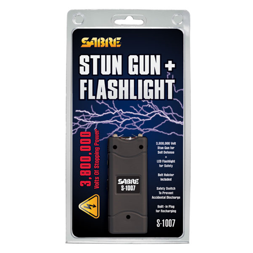 SABRE - 3.8 Million Volt Stun Gun Black