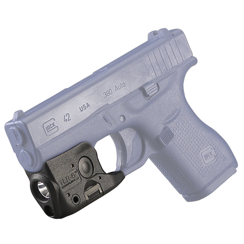 TLR-6 GLOCK 42-43 with white LED and red laser. Black