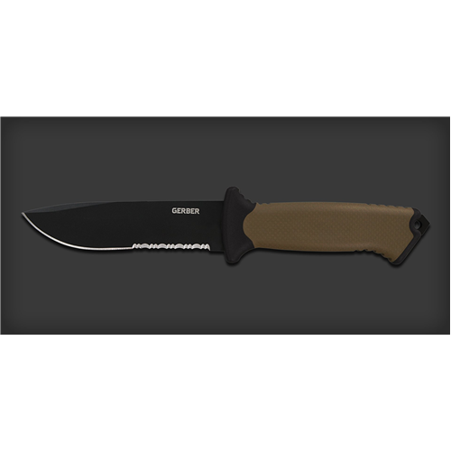 Prodigy - Coyote, Serrated, Berry Compliant Sheath