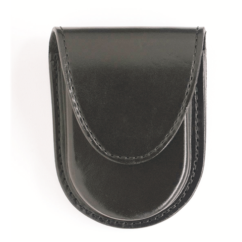 GOULD AND GOODRICH -LEATHER HIDDEN SNAP ROUND BOTTOM CUFF CASE