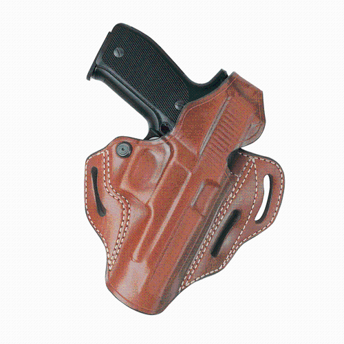 AKER - 166A CLASSIC 3 SLOT STRAPLESS OPEN TOP HOLSTER