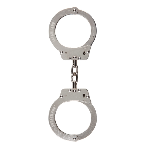 Oversized but lightweight Steeloy Nickel Chain Cuffs