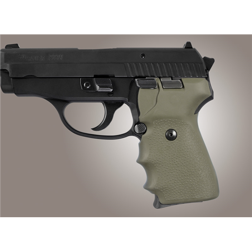 Sig P239 Rub Grip w-FG OD Grn