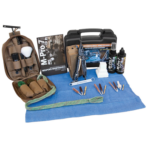 M-Pro 7 Tactical Small Arms Cleaning Kit W-Leatherman Mut, Box