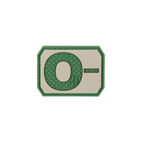 O- NEG Blood Type Patch