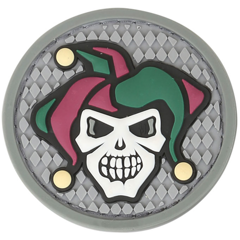 Jester Skull 1.7" x 1.7" (Full Color)