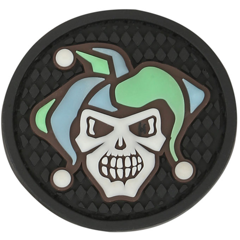 Jester Skull 1.7" x 1.7" (Glow)