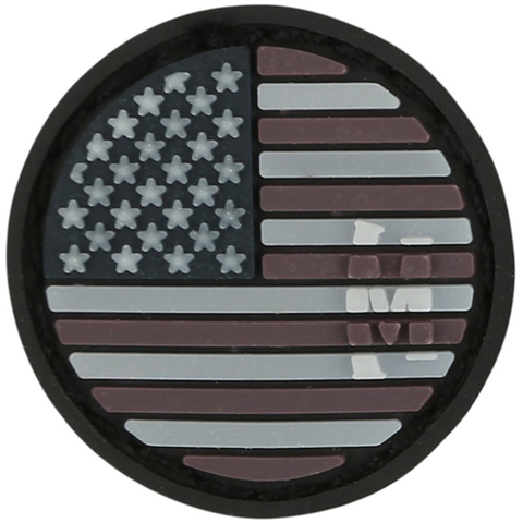 USA Flag Micropatch 0.98" x 0.98" (Glow)