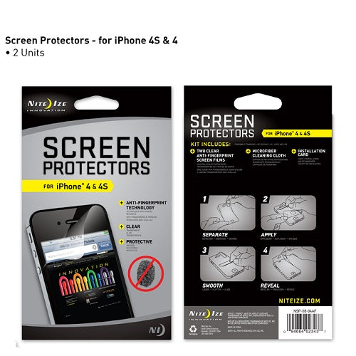 Screen Protector for iPhone 4 2 Pack