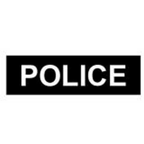 Body shield ID label - Police