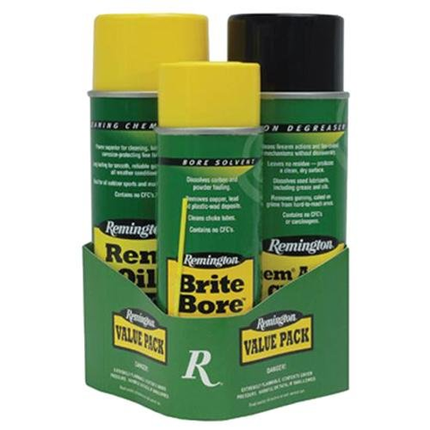 Rem Oil, Brite Bore, Rem Action Cleaner 10 oz., 6 oz., 10 oz. aerosols