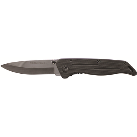 Schrade Liner Lock Folding Knife Drop Point Ceramic Blade G-10 Handle