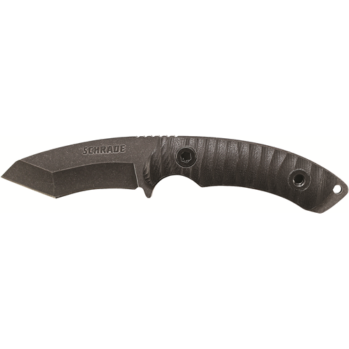 Schrade Full Tang Clip Point Tanto Re-Curve Fixed Blade Knife
