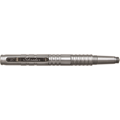 Schrade Survival Tactical Pen w- Ferro Rod and Survival Whistle Grey