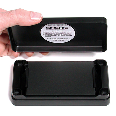 Sirchie - PrintMatic? Impeccable Ceramic Rectangular Fingerprint Pad, 2 1-4" x 4"