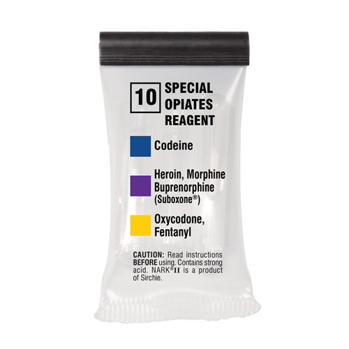 Sirchie - NARKII? Test 10-Special Opiates Reagent (Mecke)- Box of 10