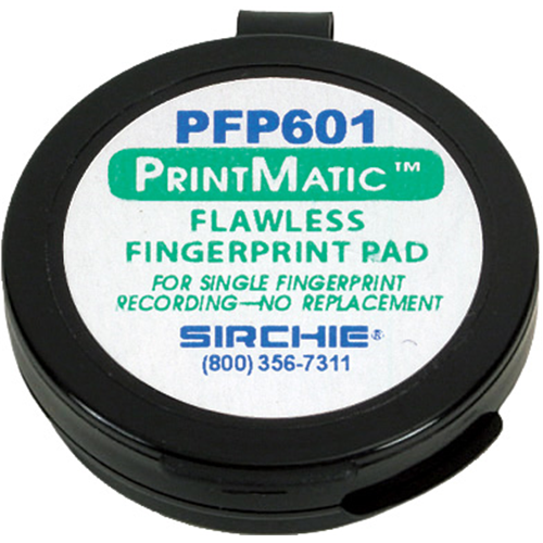 Sirchie - PrintMatic? Flawless Ink Pad, 1-5-8" diameter