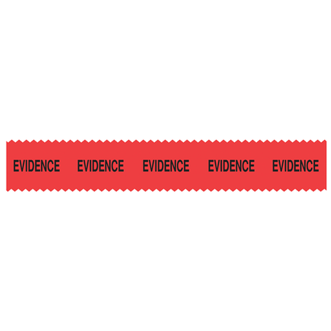 Sirchie - SIRCHMARK? Evidence Integrity Tape Red w- Black "Evidence" 54'