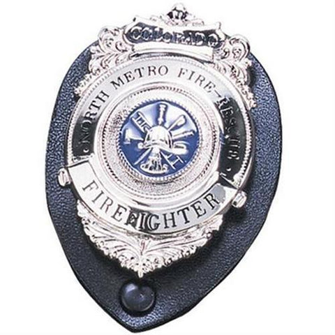 CLIP-ON BADGE HOLDER OVL