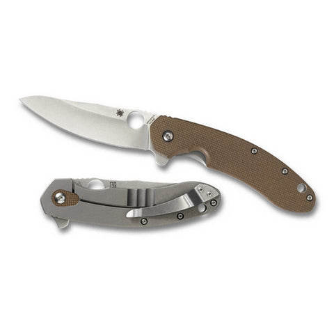 Southard Folder Brown G-10 PlainEdge