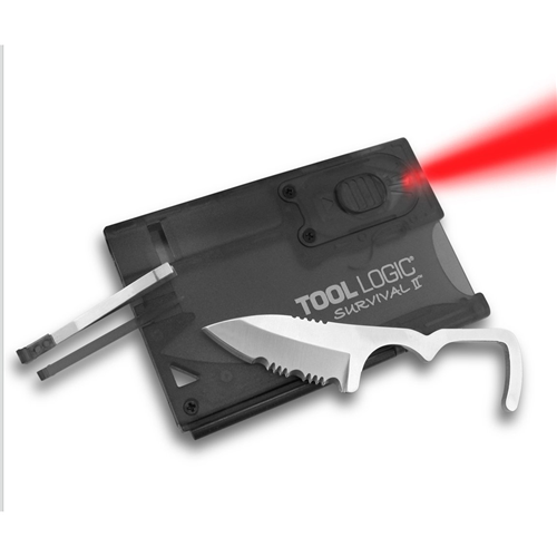 Tool Logic - SURVIVAL CARD W-LIGHT, CHARCOAL