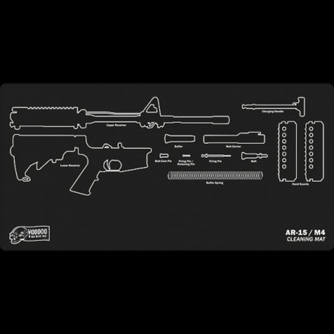 AR-15-M4 Gun Cleaning Mat